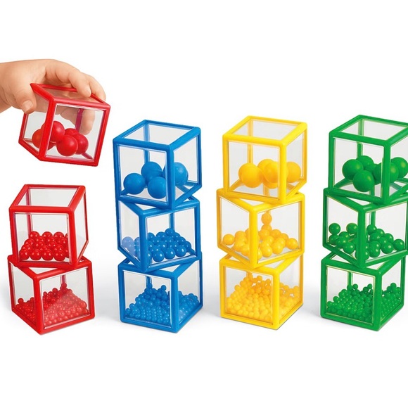 Lakeshore See-Inside Sensory Blocks - Multicolor Set of 12 - Picture 4 of 4